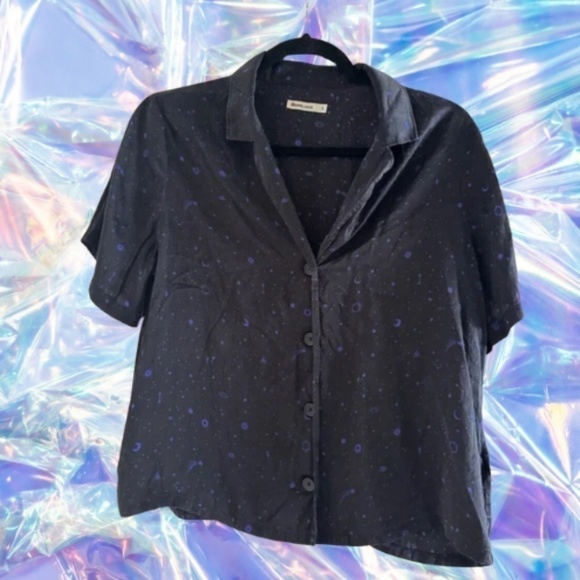 NWOT Marine Layer Eclipse Celestial Print Top - Picture 1 of 5